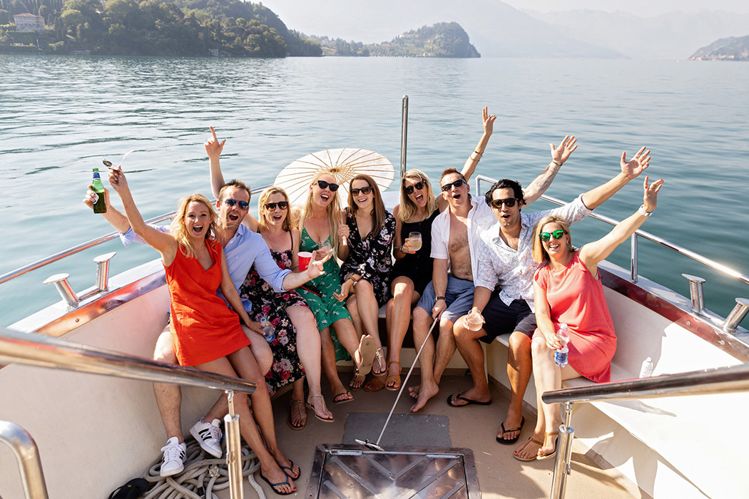 Boat trip on Lake Como
